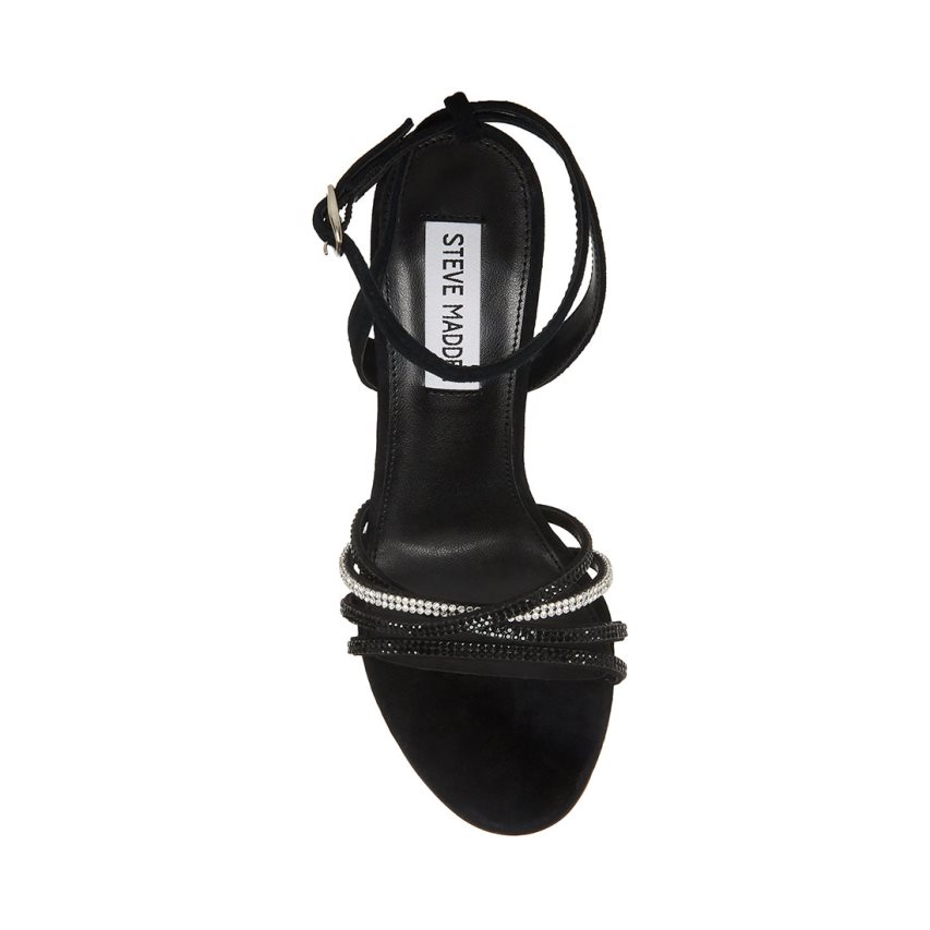 Sandalias Tacones Steve Madden Lara Mujer Negras | ES CV21E8